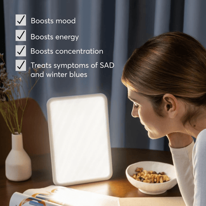 Bright Light Therapy Lamp - Portable SAD Treatment